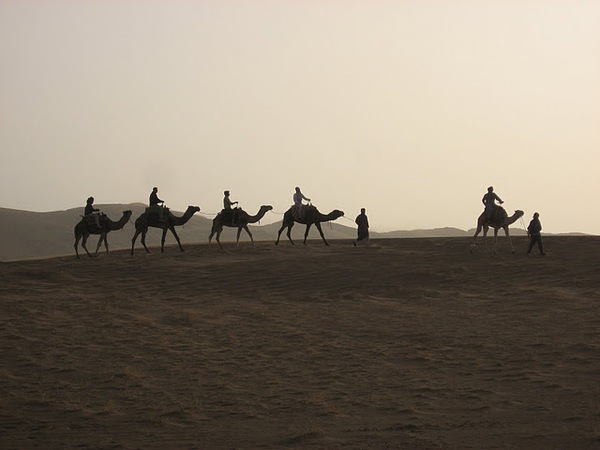 Djebel Saghrou et sahara